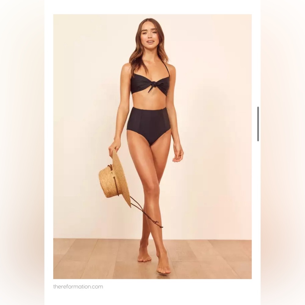 Reformation Hermosa bikini top and mandalay bikini bottom